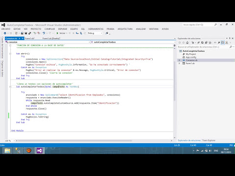 Autocompletar Texbox Visual Studio - SQLSERVER