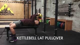 Kettlebell Lat Pullover