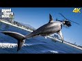 GTA 5 Megalodon Destroyed Los Santos City Shark Mod 