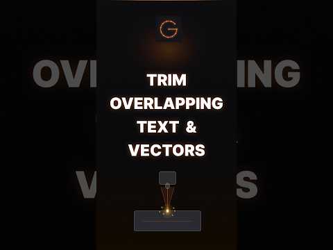 Easily Trim Overlapping Text & Vectors | GPath Laser