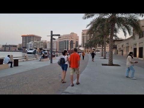 Bur Dubai Creek Promenade walk: Heritage Village to Al Ghubaiba Metro Station