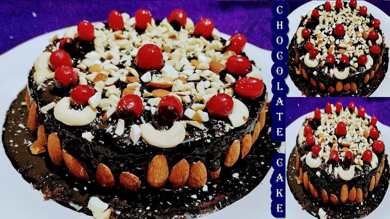 Home made Delicious Chocolate cake with only 3 Ingredients|