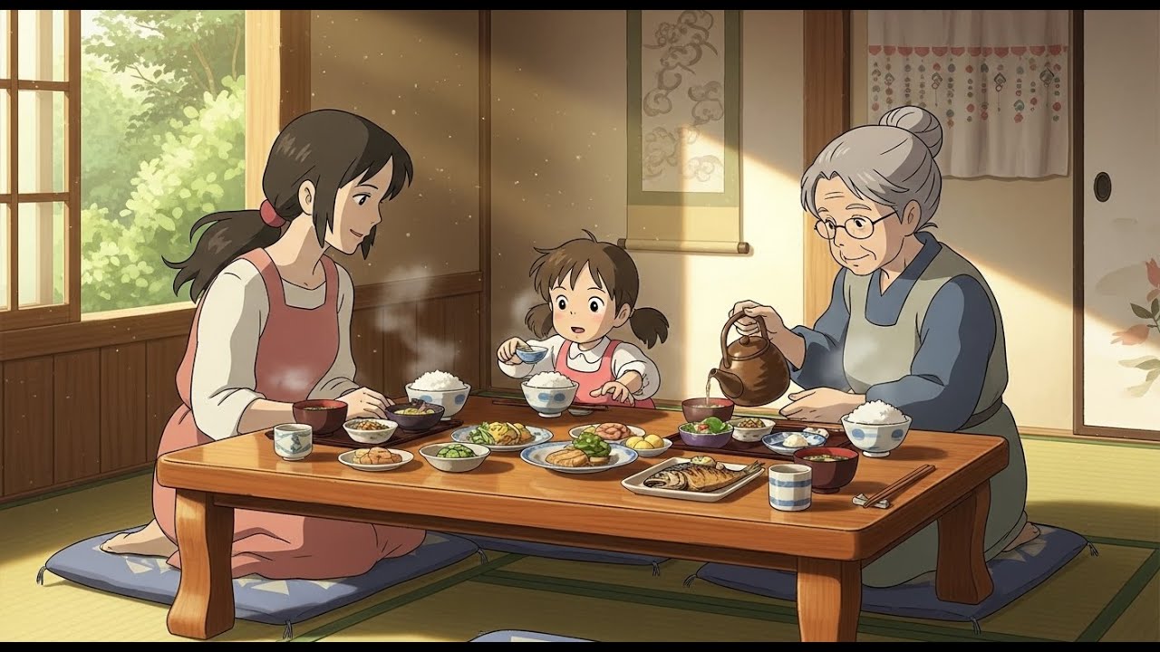 Morning Mist in a Mountain Village | birds, soft wind, distant bells | Cozy Countryside ASMR