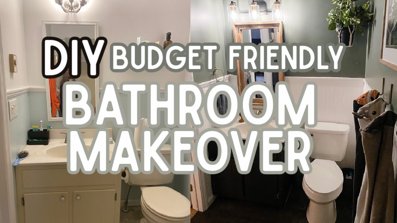 DIY Small Bathroom Makeover - Full Hearted Home