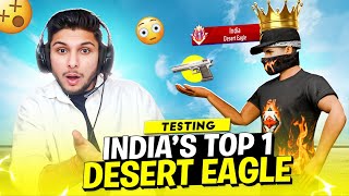 OH NO ❗️ India's TOP 1 🚀 Desert Eagle Player 😨 vs NG Angry 😤