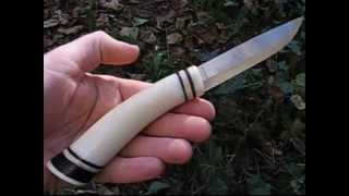 Making a Puukko with Bone Handle