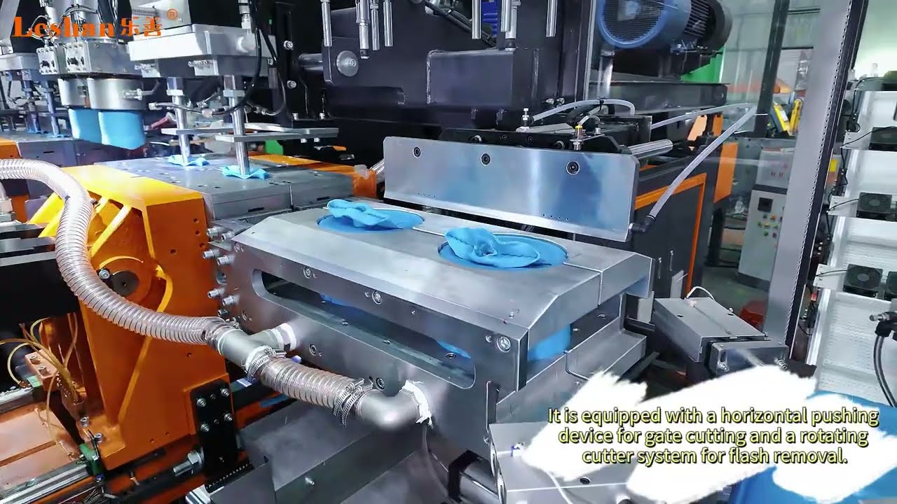 Leshan 2-Cavity 8.5L Flower Pot Blow Molding Machine in Action | Large Container Solution