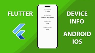 How to get Device Info in Flutter App? (Android & IOS) screenshot 4