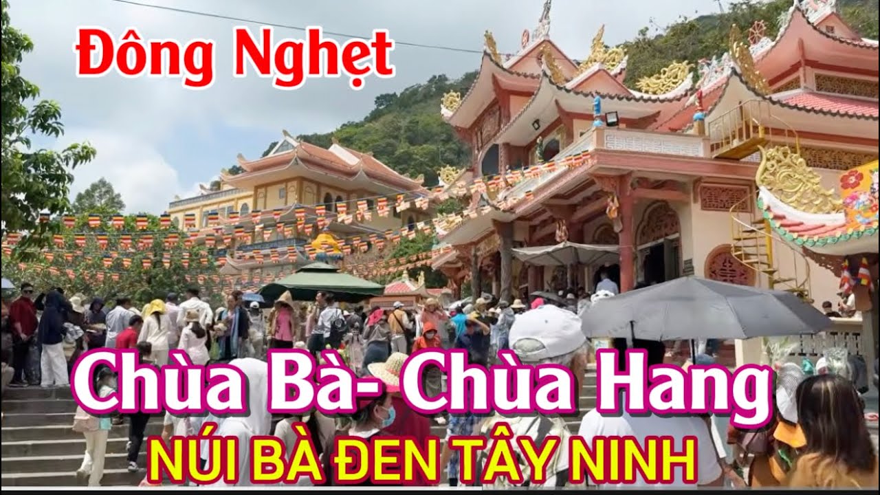 Đi Cáp Treo từ đỉnh Vân Sơn xuống Chùa Bà- Chùa Hang Núi Bà Đen P3 #myduyen