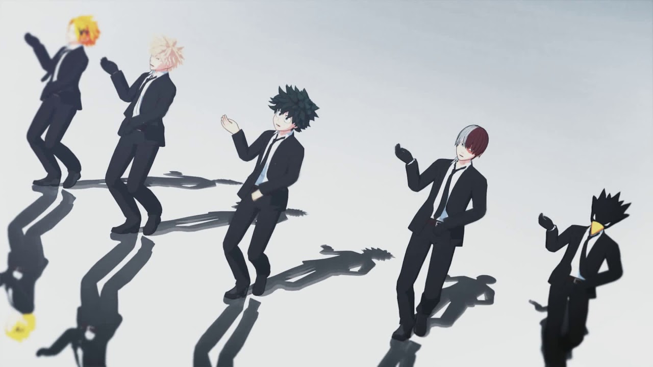 【MMD ヒロアカ】 被害妄想携帯女子(笑)