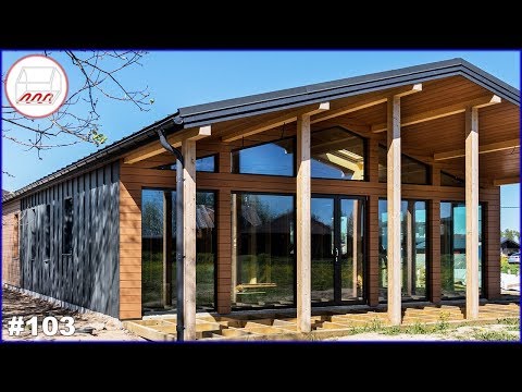 Стильный дом - фасад планкен + фальц | Лиственница и кликфальц на фасаде