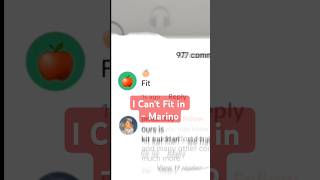 I Cant Fit In - Marino