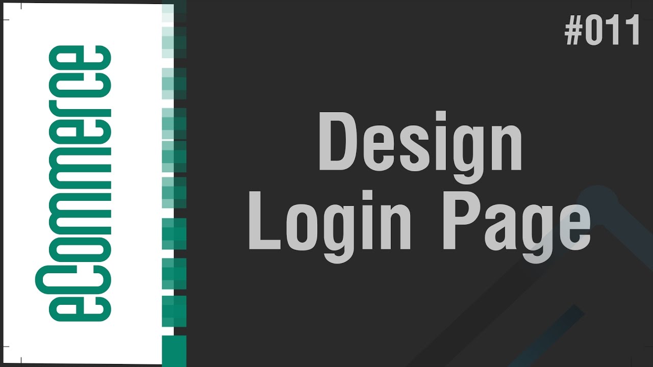 eCommerce Shop in Arabic #011 - Design the Login Form Page