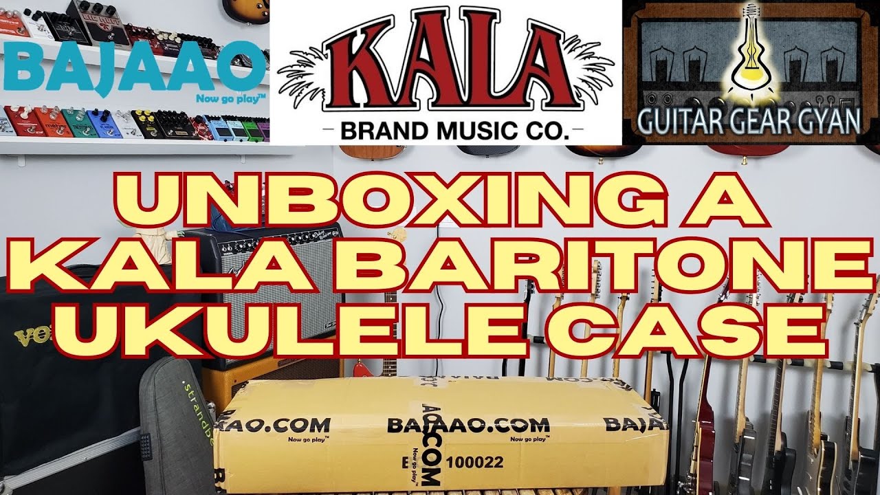Unboxing A Kala Baritone Ukulele Case