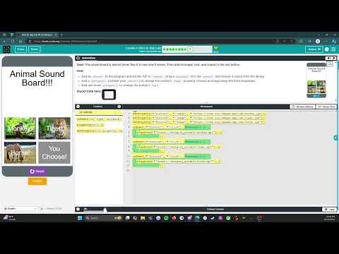 Code.org - Creating Apps with Devices - Circuit Playground: Lesson 1: Intro to App Lab: Level 9