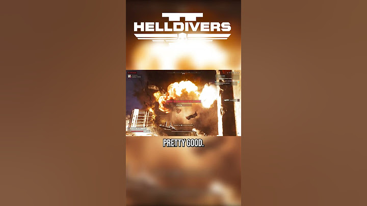The Developers in Helldivers 2 Knew We'd Try This... #helldivers2 #helldivers #gaming