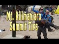 Mt. Kilimanjaro Tips