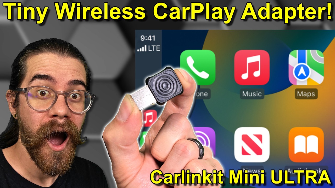 The SMALLEST Wireless CarPlay Adapter I’ve Tested! - Carlinkit Mini Ultra