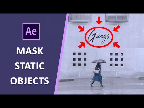 BLURRING Static Objects in AE [QUICK MASKS AND SHAPES]