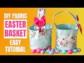 EASY DIY Easter Basket 🐣 How to Sew a Fabric Easter Basket | Como Hacer Canastas de Pascua en Tela