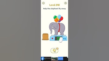 Dop2 level 345(Help the elephant 🐘 fly away)