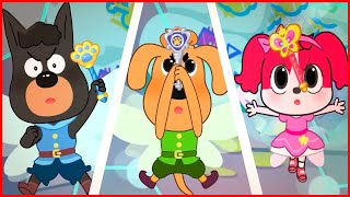 Sheriff Labrador Vs Cardboard World Coffin Dance Meme Cover