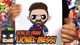 how to draw lionel messi step by step tutorial