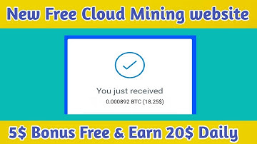 New Free Cloud Mining website 2022,free bitcoin mining sites without investment 2022