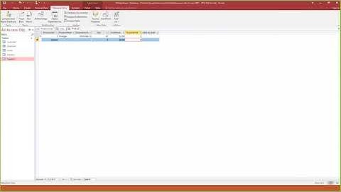 Part 7 MS Access In Amharic Language Inserting Data into tables