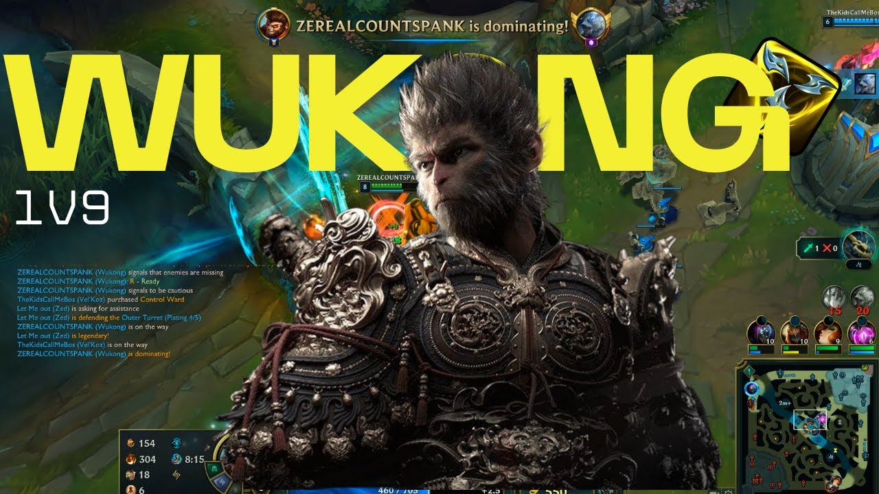 Wukong Jungle Masterclass 😂 | Bard’s Portal Misplay & Volibear Outplay Combo | League of Legends