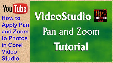 How to Apply Pan and Zoom to Photos in Corel Video Studio Pro X all Tutorial