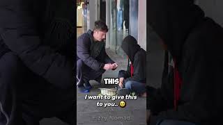 Homeless Man Shares His Only Meal with a Stranger ❤️🥪  #kindness #motivation #inspiration