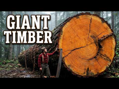How America Moved Giant Logs Before Trucks