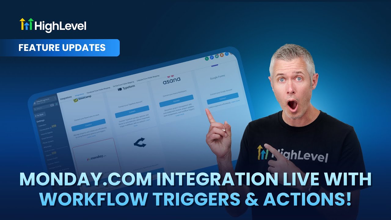 Monday.com Integration Live with Workflow Triggers & Actions! - YouTube