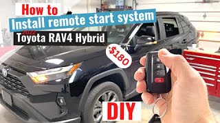 2022 Toyota RAV4 Hybrid remote start system installation - best review of remote start system by MPC