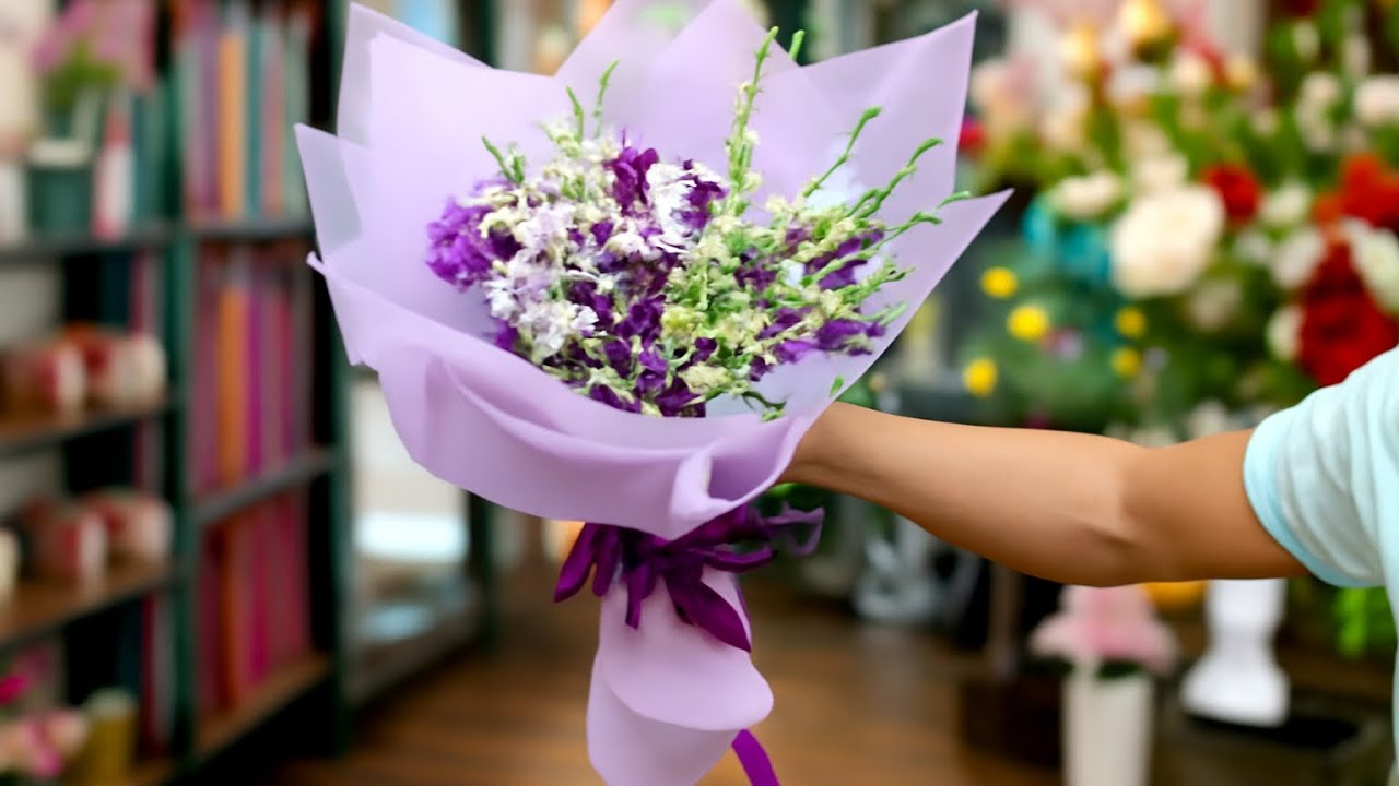 How to Wrap a Perfect Flower Bouquet Like a Pro! | DIY Flower Design