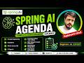 Java &amp; GenAI: Zero to AI Agent Masterclass | Spring AI Course - Agenda | Hindi