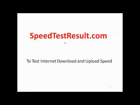How to check you internet speed? | Speed Test Result |