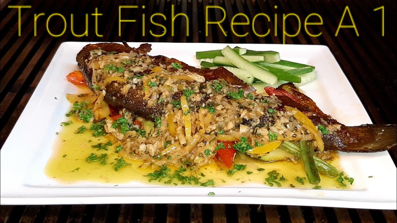 Trout Fish With Lemon Butter Sauce | How to Make Trout Fish | Trout Fish