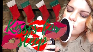 Kissing you goodnight | ASMR Breathy kisses and mouth sounds to help you fall asleep