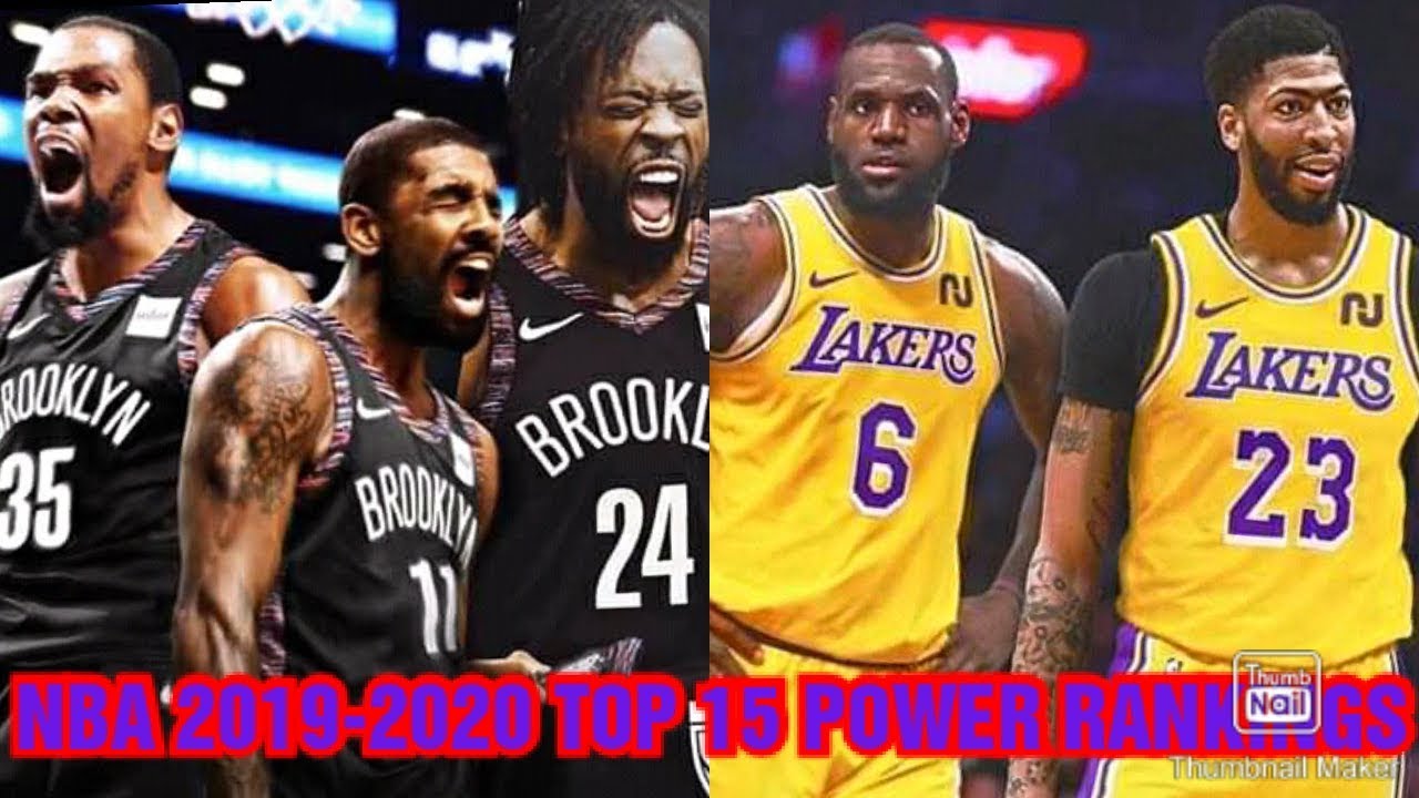 NBA 20192020 TOP 15 POWER RANKINGS YouTube
