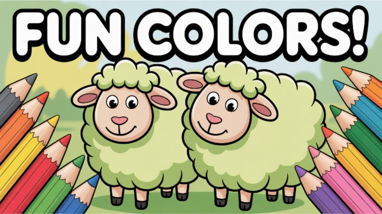 Sheep Coloring for Kids 🎨🐑 | Fun & Easy