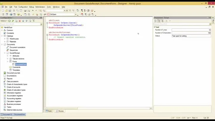 1C:Professional, Lesson 1, Video 7