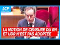 La motion de censure du RN et de l'UDR contre le gouvernement Lecornu n'est pas adoptée - 2/02/2026