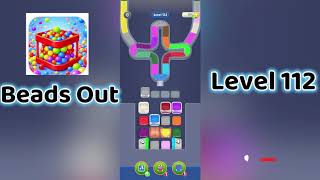🎮 Beads Out Level 112 Walkthrough 🧩 | Tricky Bead Puzzle Solution | Mini Boss