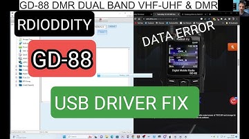 GD-88/880 - DRIVER /DATA ERROR SOLUTION