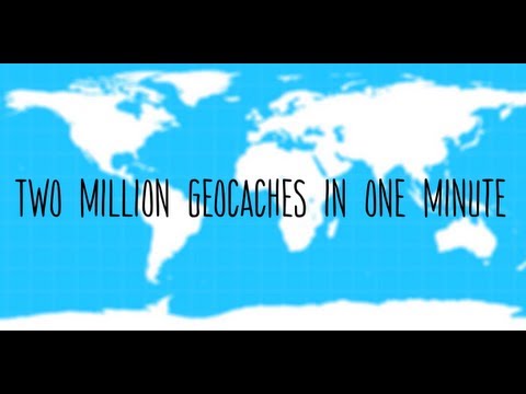 2 Million Geocaches in 1 Minute