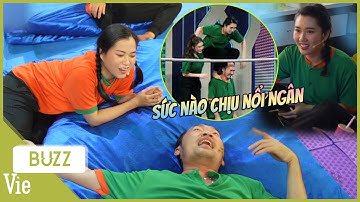 Ông chú iến Luật "kiệt sức" với những pha "đè đầu cưỡi cổ" của Thúy Ngân | BTS 7 Nụ Cười Xuân