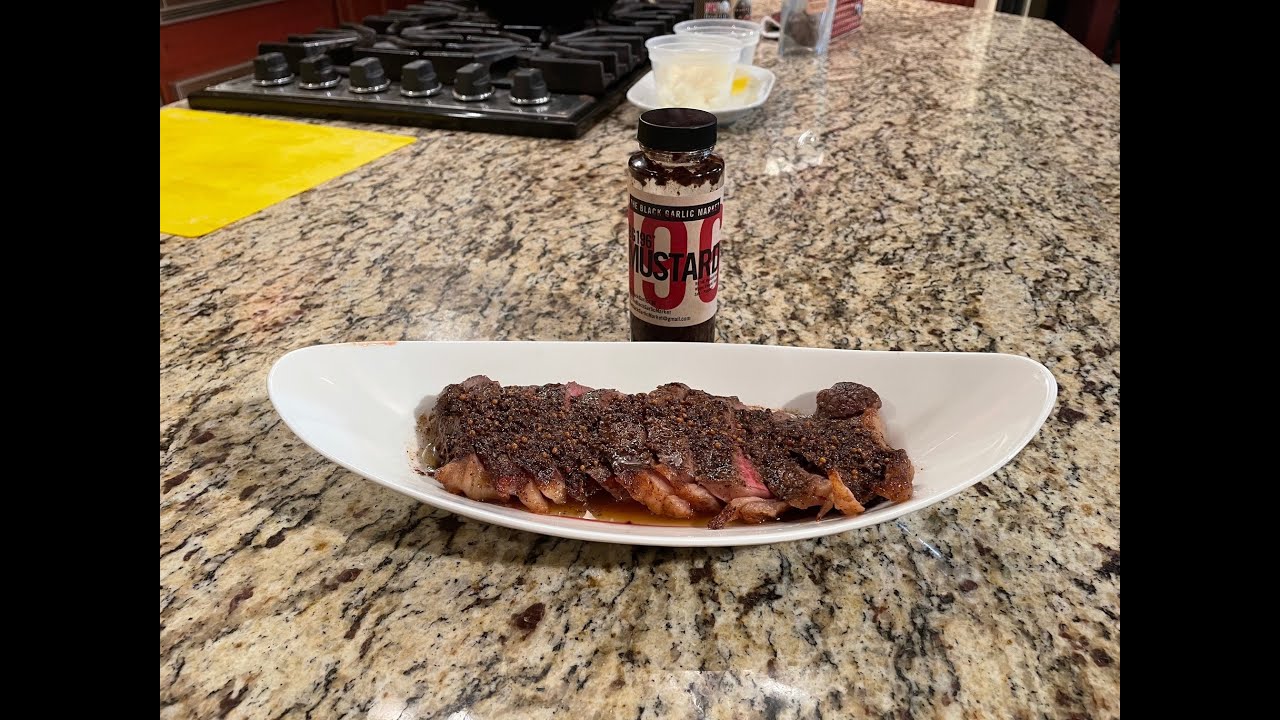 New York Strip Steak by Black Garlic Market