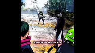 Kakashi enters Jjk verse and fights Gojo (part 4) #animeedit #gojo #kakashi #jjk #naruto #sukuna
